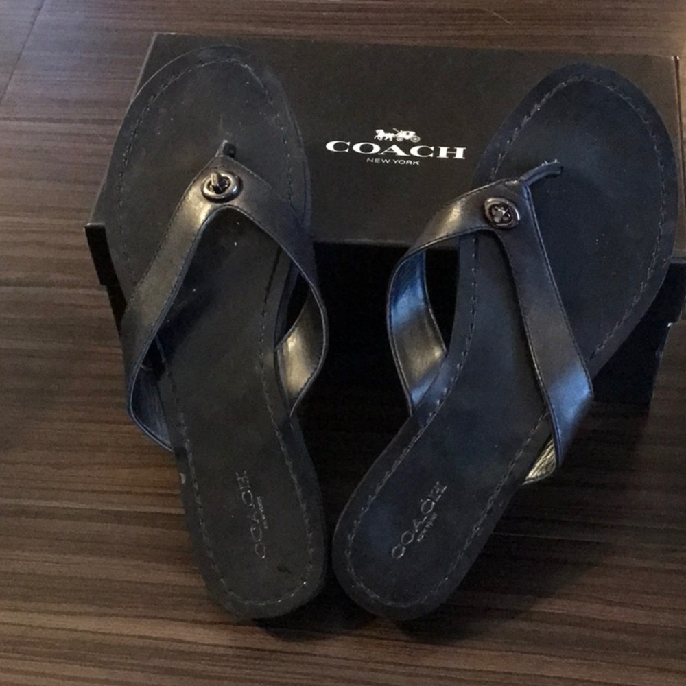 Coach Shelly Semi Matte Calf Sandel 8